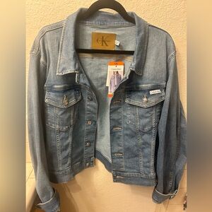Brand New Calvin Klein denim jacket.